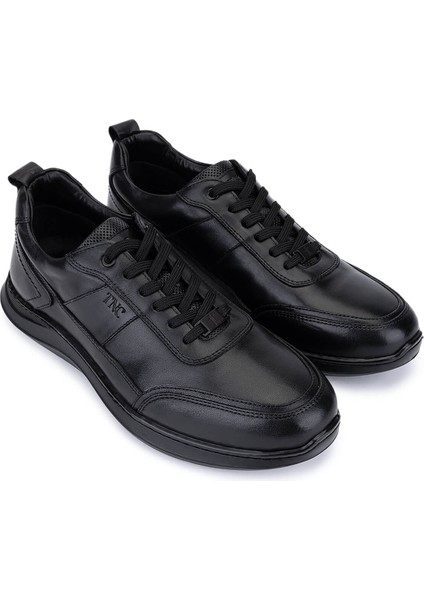 Erkek Hakiki Deri Siyah Casual Ayakkabı 298 3099-23059 Erk Ayk SK25-26 Sıyah Atlas fiyatları