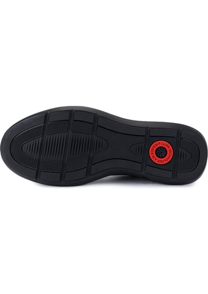 Erkek Hakiki Deri Siyah Casual Ayakkabı 298 3099-23059 Erk Ayk SK25-26 Sıyah Atlas fırsatları