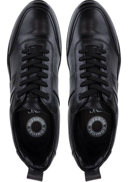 Erkek Hakiki Deri Siyah Casual Ayakkabı 298 3099-23059 Erk Ayk SK25-26 Sıyah Atlas indirimleri