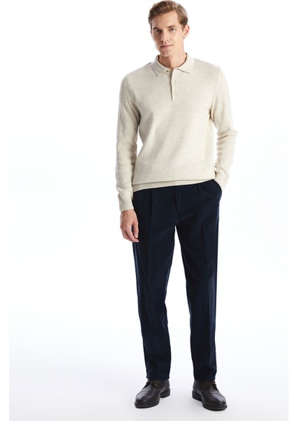 Yeni Sezon Polo Yaka Uzun Kollu Erkek Triko Kazak fiyatları