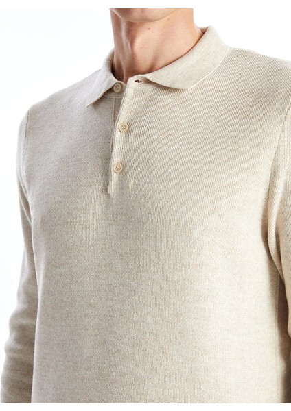 Yeni Sezon Polo Yaka Uzun Kollu Erkek Triko Kazak modelleri