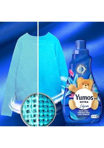 Yumos Extra Konsantre Çamaşır Yumuşatıcısı Lilyum 1008 ml modelleri