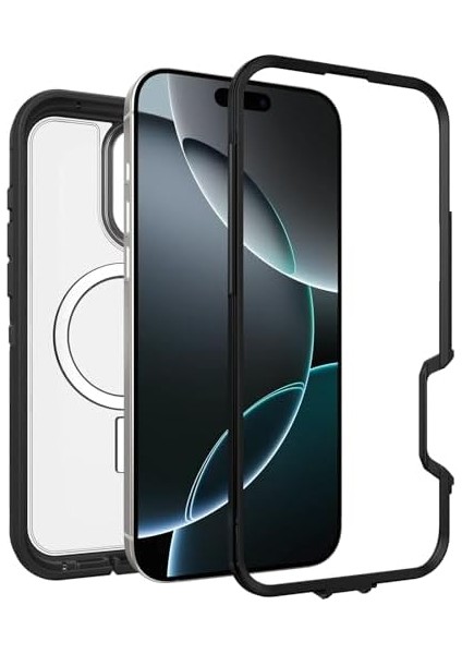 Series Xt Kılıf, 16 Pro Max Uyumlu, Darbeye Karşı Kılıf, Şeffaf/siyah modelleri