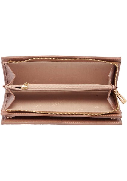 Pudra Hakiki Deri Kadın Cüzdan - S1CB00005817-I0U