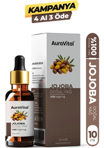 Jojoba Yağı 10 ml %100 Saf ve Doğal