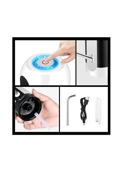 Crest Şarjlı Otomatik Damacana Su Pompası Dokunmatik,pratik Kullanım fiyatları