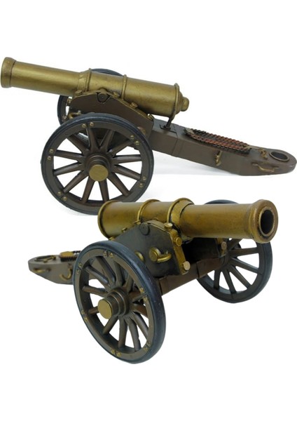 Vintage Amerikan Iç Savaş Topu Nostaljik Metal Top Arabası 31CM modelleri
