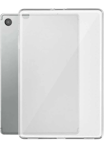 Galaxy Ile Uyumlu Tab A8 10.5 SM-X200 (2021) Kılıf Tablet Süper Silikon Kapak, Renksiz