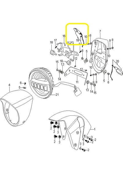 GV650 Ön Sinyal Sağ fiyatları