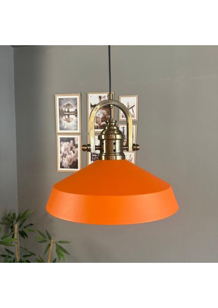 Lema Turuncu Tekli Avize Delikli Eskitme Başlık Sarkıt Lamba Restoran Cafe Salon Avizeleri indirimleri