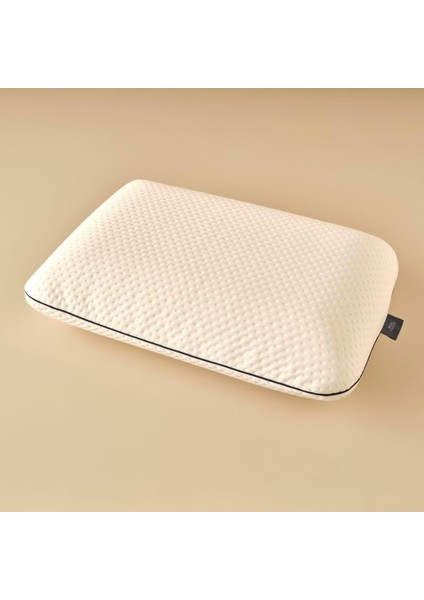 Düz Dış Kumaş:%65%35 Viskon/iç DOLGU:%100 Viskoelastik Sünger Yastık, Beyaz, 60X40X13 cm