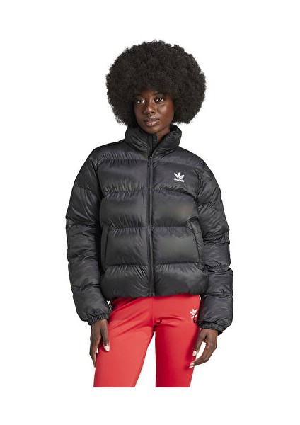 Short Puffer Kadın Günlük Mont JD0420 Siyah