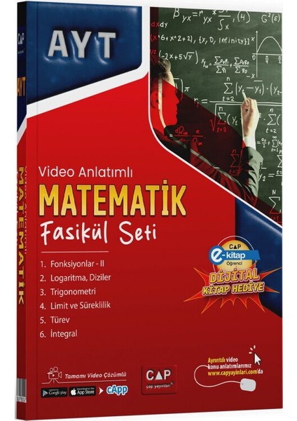 Çap Yayınları Ayt Matematik Video Anlatımlı Fasikül Seti