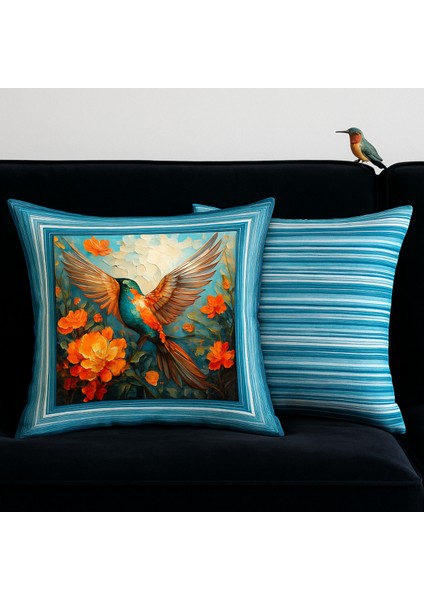 Tekli Kırlent Kılıfı , Dekoratif Kırlent , Şık Tasarımlı Kırlent, Showroom Kırlent Anka Kuşu fiyatları