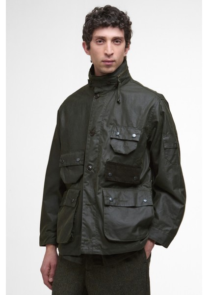 Editor Yağlı Ceket OL71 Archive Olive