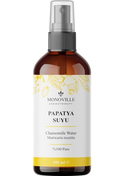 Monoville Papatya Suyu Cilt ve Saç Toniği 100 ml (Chamomile Water)