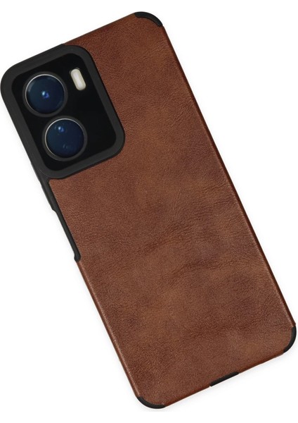 Vivo Y16 Kılıf Loop Deri Silikon - Kahverengi modelleri