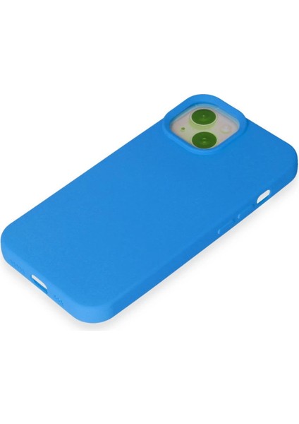 Iphone 15 Kılıf Nano Içi Kadife Silikon - Mavi fırsatları