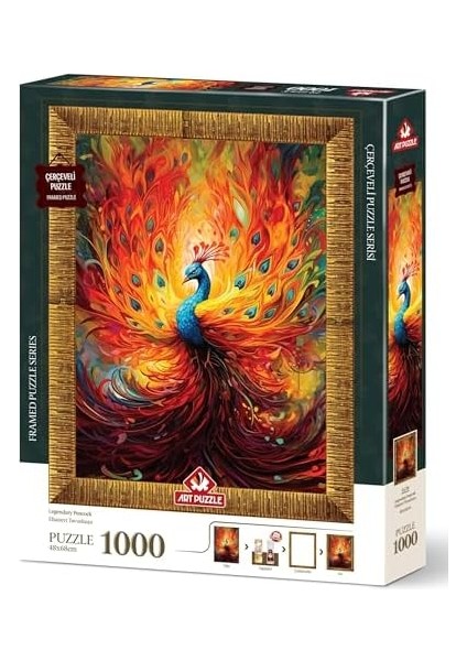 Puzzle Efsanevi Tavuskuşu 1000 Parça Çerçeveli Puzzle fiyatları