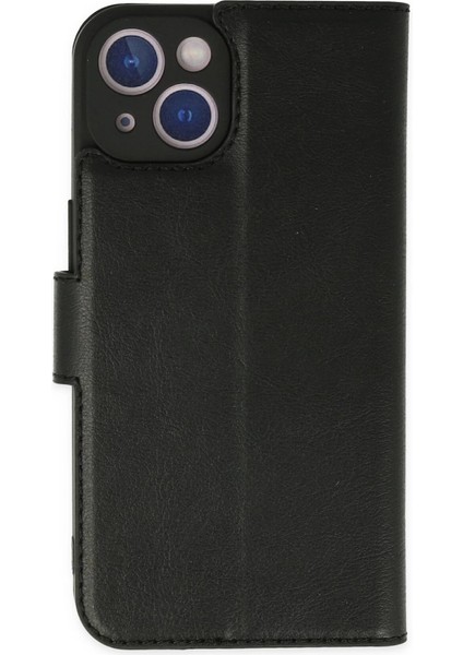 Iphone 14 Plus Kılıf Trend S Plus Kapaklı Kılıf - Siyah