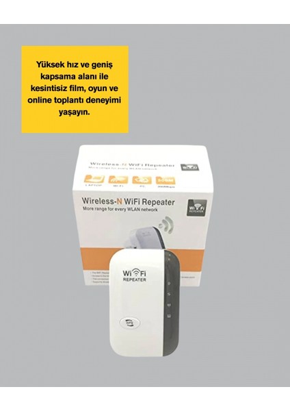 Wireless-N Wifi Repeater 300 Mbps Sinyal Güçlendirici fırsatları