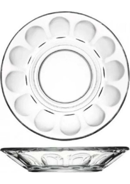 Heyf P.bahçe Çay Tabağı 6 Lı Cam 54411