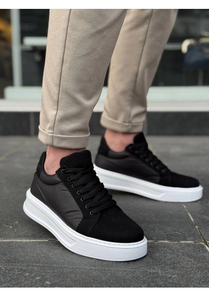 Yzlal KB-046 Kuback Siyah Paraşüt Beyaz Yüksek Taban Günlük Spor Ayakkabı (Numara: 41) modelleri