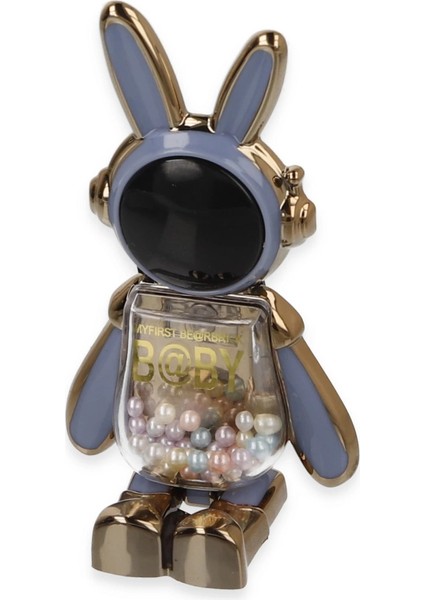 Astro Stand Tavşan Astronot - Açık Mavi