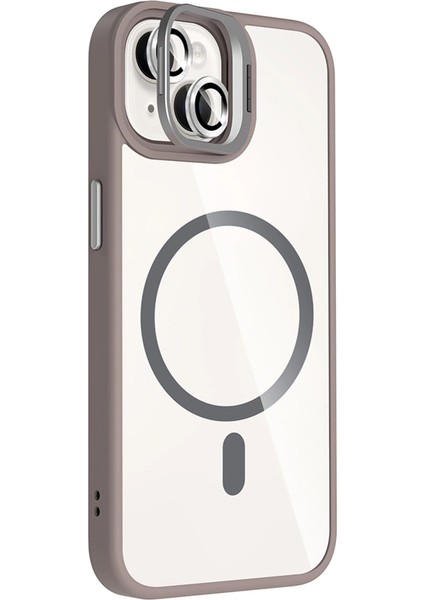 Joko Apple Iphone 14 Remim Lensli Magsafe Standlı Kapak - Titan Gri