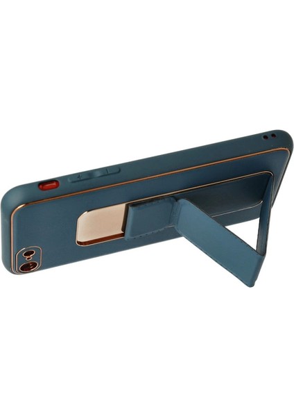 Iphone 7 Kılıf Coco Deri Standlı Kapak - Mavi fiyatları