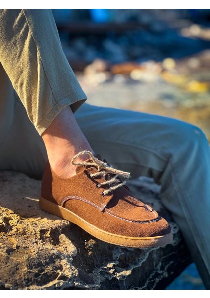 Yzlal Kb-X5 Kuback Kahve Süet Bağcıklı Günlük Erkek Ayakkabı (Numara: 43) fiyatları