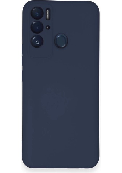 Tecno Pova Neo Kılıf Nano Içi Kadife Silikon - Lacivert