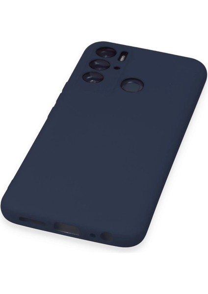 Tecno Pova Neo Kılıf Nano Içi Kadife Silikon - Lacivert indirimleri