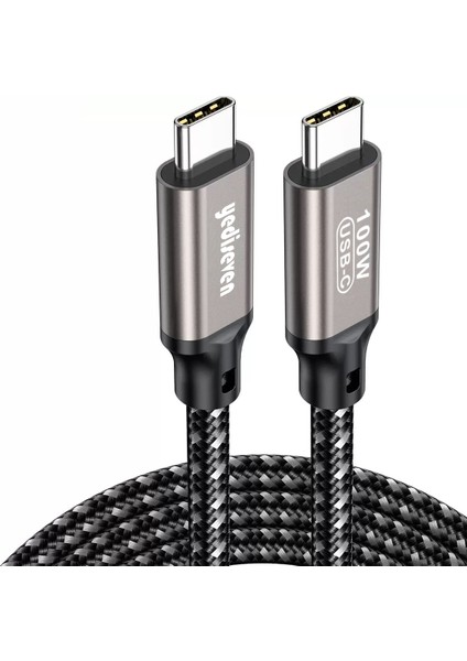 Type C To Type C 100 Watt Android Huawei Xiaomi Iphone Hızlı Şarj Data Kablosu Siyah 3 Metre fiyatları