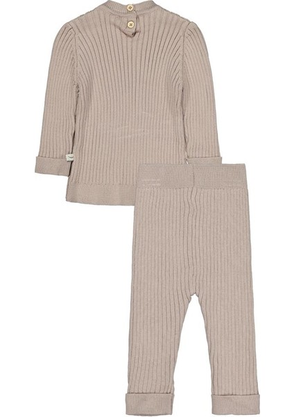 2'li 3-12 Ay Takım - Bej 9-12 Ay
