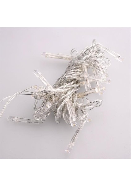 100 Ledli 8 Fonksiyonlu 10 Metre LED Aydınlatma Dekor Lambası (Beyaz) fırsatları