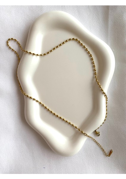 Alpjewel Oval Zincir Xupıng Kolye Kararmaz fiyatları