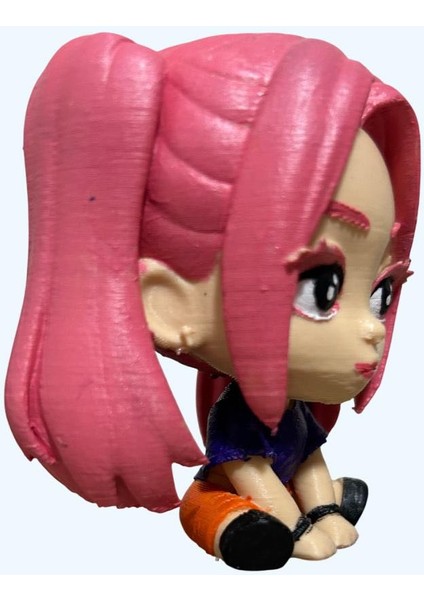 Işıltılı Baby Mira Figürü | El Yapımı Parlak K-Pop Demon Hunters Tarzı Dekor | Koleksiyon Serisi fiyatları