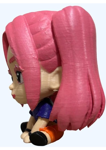 Işıltılı Baby Mira Figürü | El Yapımı Parlak K-Pop Demon Hunters Tarzı Dekor | Koleksiyon Serisi modelleri