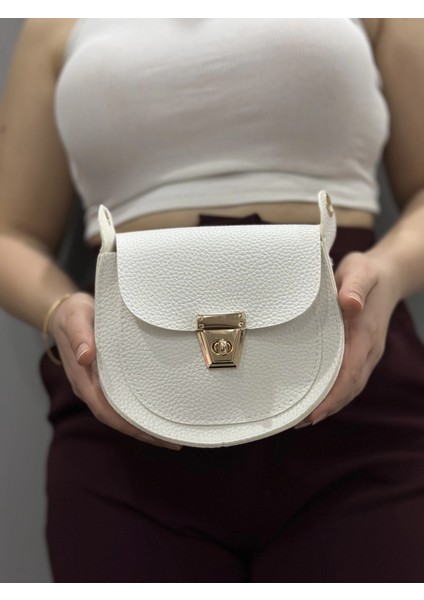 Sptrns Klasik Kapaklı Beyaz Cilt Çanta (Beden: Standart) modelleri