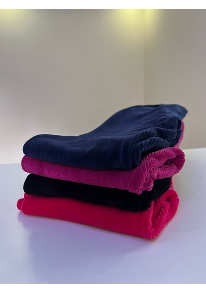 Kız Çocuk Fitilli Kadife %100 Pamuk Renkli 4'lü Takım Tayt Seti modelleri