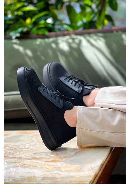 Yzlal KB-116 Kuback Siyah Siyah Taban Bağcıklı Triko Günlük Erkek Ayakkabı Kömür (Numara: 42) fiyatları