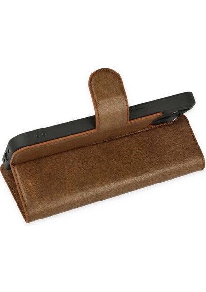 Iphone 14 Plus Kılıf Trend S Plus Kapaklı Kılıf - Taba modelleri