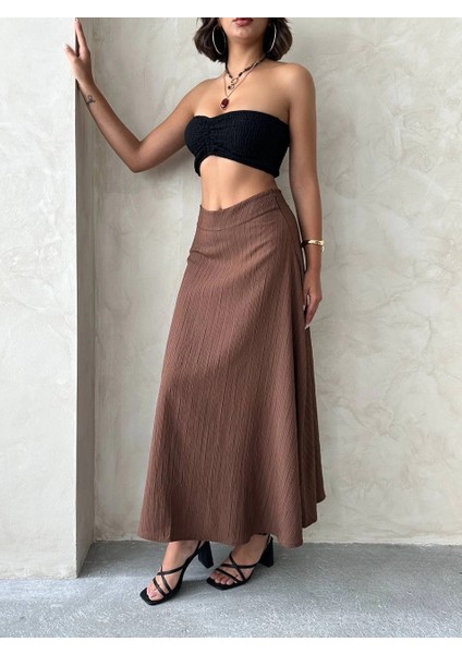 Sptrns Uzun Astarlı Etek S255043 Kahve (Beden: Xl) indirimleri