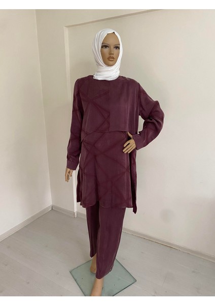 Ipek Cupra Kumaş Gül Takım