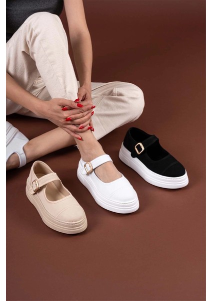 Yzlal Lunni Bej Keten Spor Ayakkabı (Numara: 38) modelleri