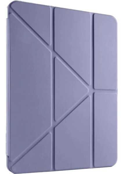 Samsung Galaxy X910 Tab S9 Ultra 14.6 Kılıf Kalemlikli Mars Tablet Kılıfı - Lavender
