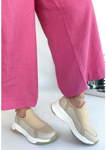 Yzlal Kendy Bej Cilt Spor Ayakkabı (Numara: 39) fiyatları