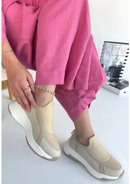 Yzlal Kendy Bej Cilt Spor Ayakkabı (Numara: 39) modelleri