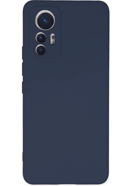 Xiaomi Mi 12 Lite Kılıf Nano Içi Kadife Silikon - Lacivert
